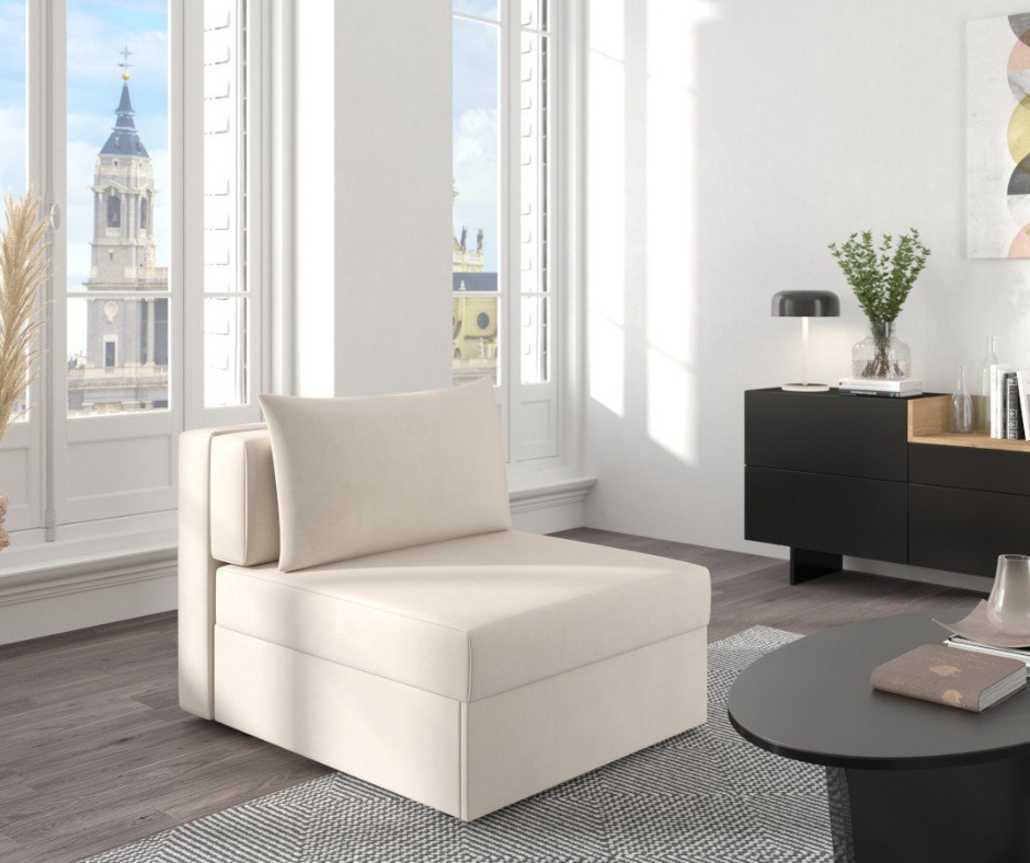 Goście na święta, a salon mały. Rozkładana sofa, która nie wygląda jak łóżko