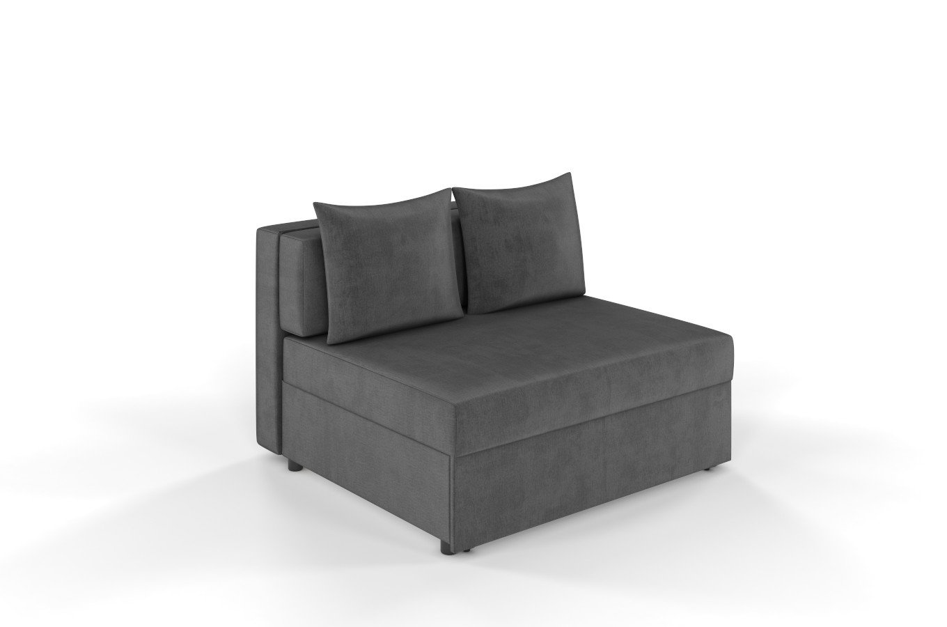 Nowoczesna rozkładana sofa Dancan OLGA z funkcją spania i pojemnikiem na pościel / 4 szerokości + 5 kolorów do wyboru!