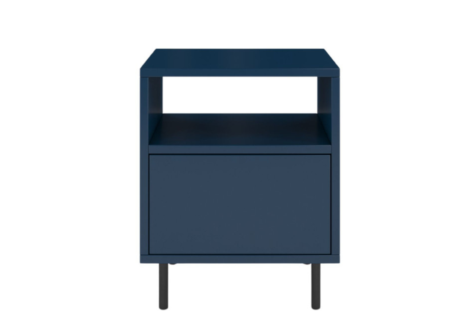 Granatowa nowoczesna szafka nocna Dancan MIRKA / szer. 40 cm