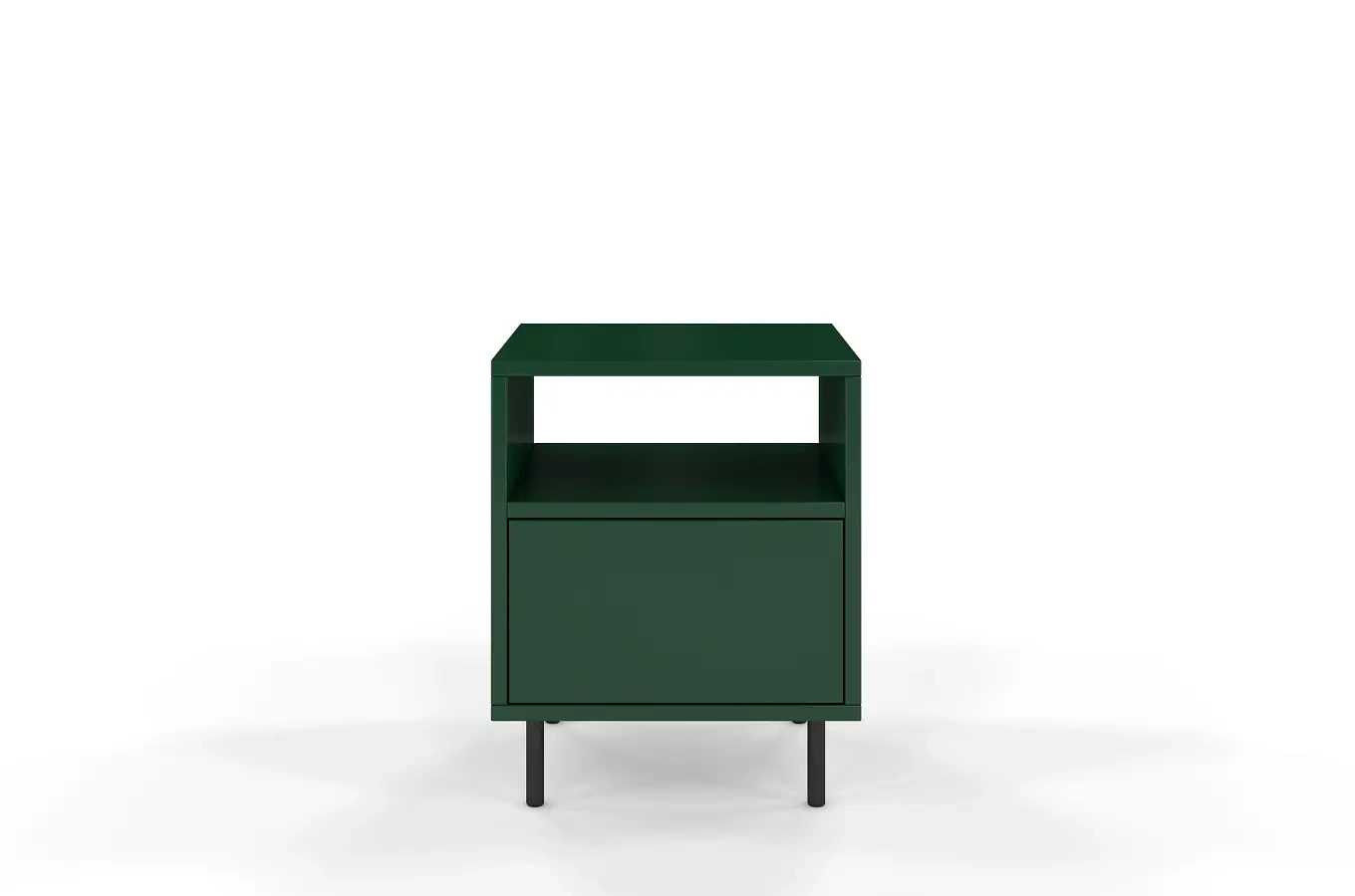 Zielona nowoczesna szafka nocna Dancan MIRKA / szer. 40 cm