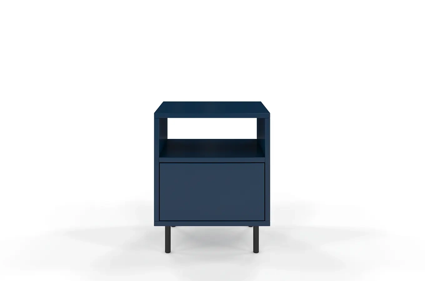 Granatowa nowoczesna szafka nocna Dancan MIRKA / szer. 40 cm
