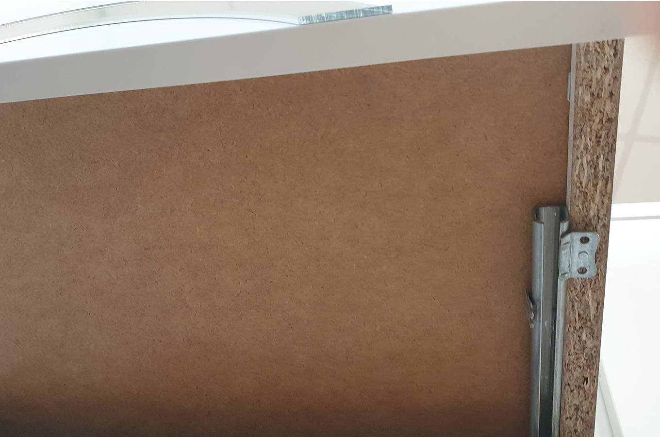 Biała nowoczesna komoda Dancan EVA połysk / szer. 138 cm