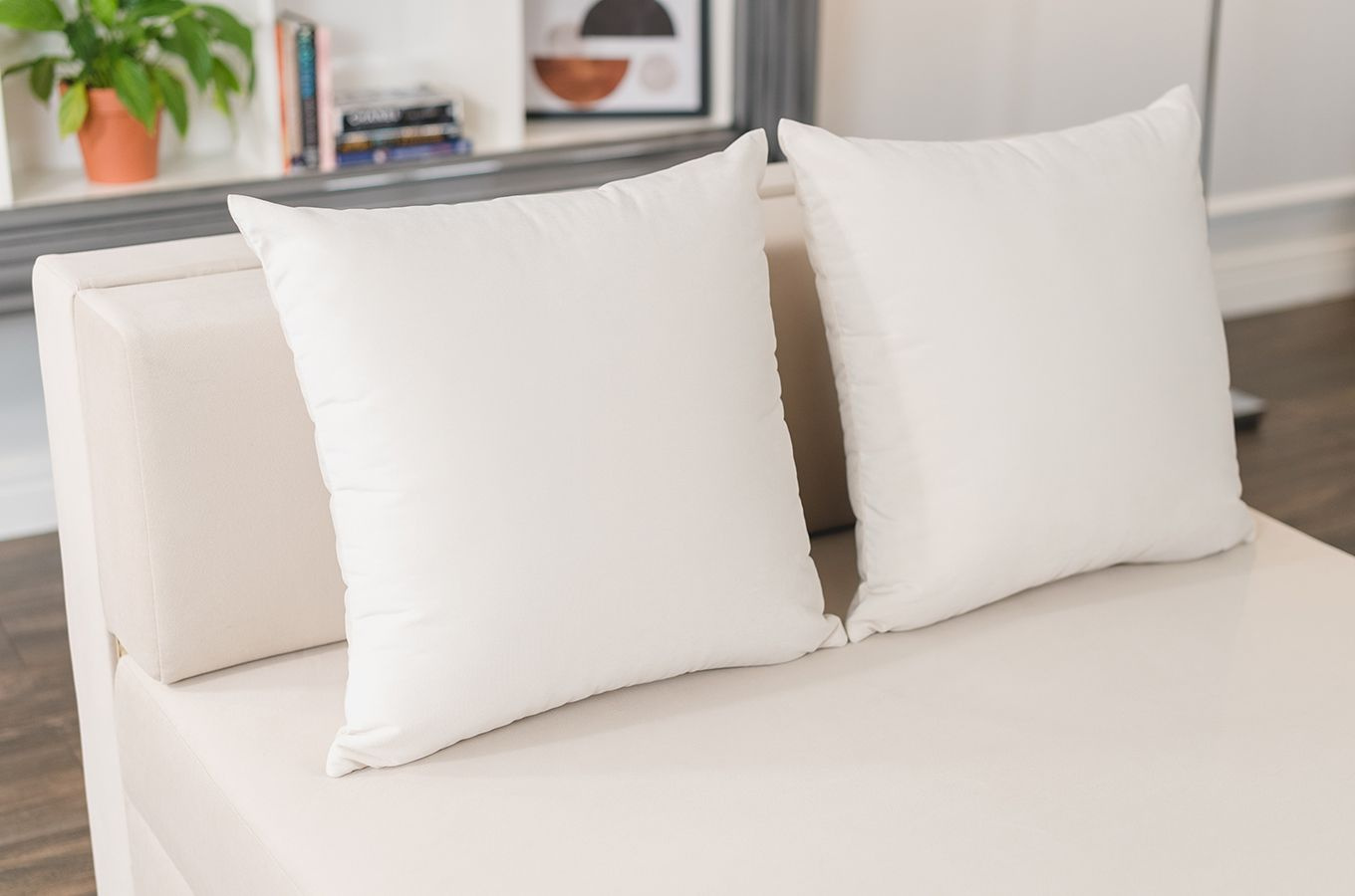 Nowoczesna rozkładana sofa Dancan OLGA z funkcją spania i pojemnikiem na pościel / 4 szerokości + 5 kolorów do wyboru!