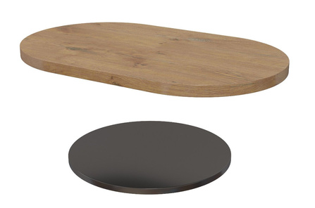 Zestaw blatów: dąb lancelot + czarny (EAN 5903812256366)