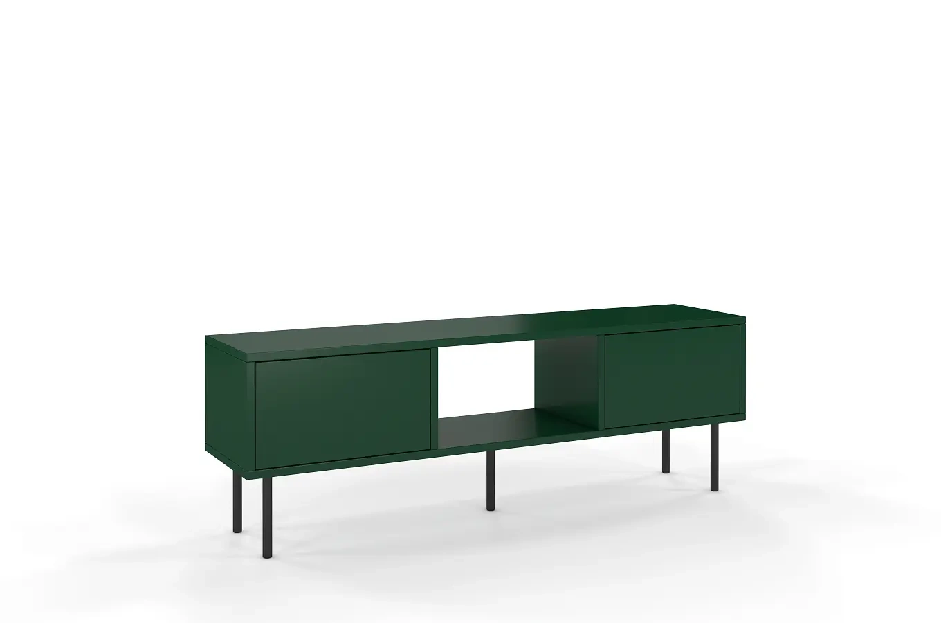 Zielona nowoczesna komoda RTV Dancan MIRKA / szer. 130 cm