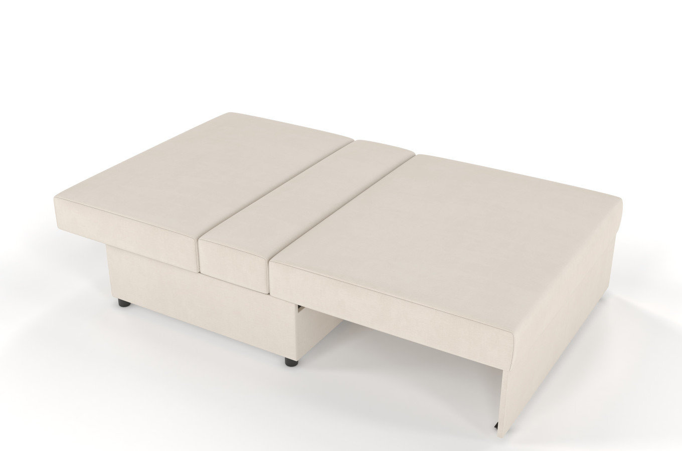 Nowoczesna rozkładana sofa Dancan OLGA z funkcją spania i pojemnikiem na pościel / 4 szerokości + 5 kolorów do wyboru!