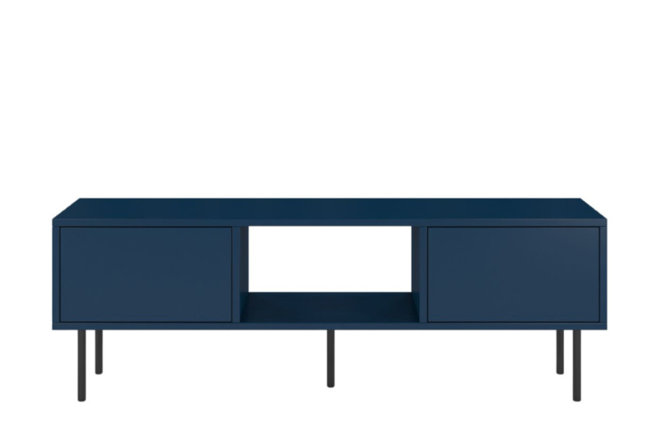 Granatowa nowoczesna komoda RTV Dancan MIRKA / szer. 130 cm